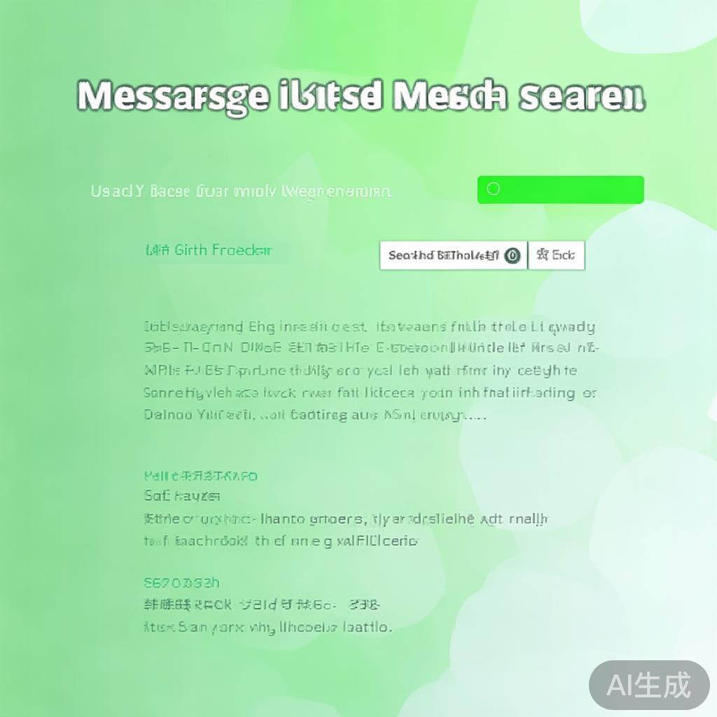 丝瓜官网:消息搜索功能详解